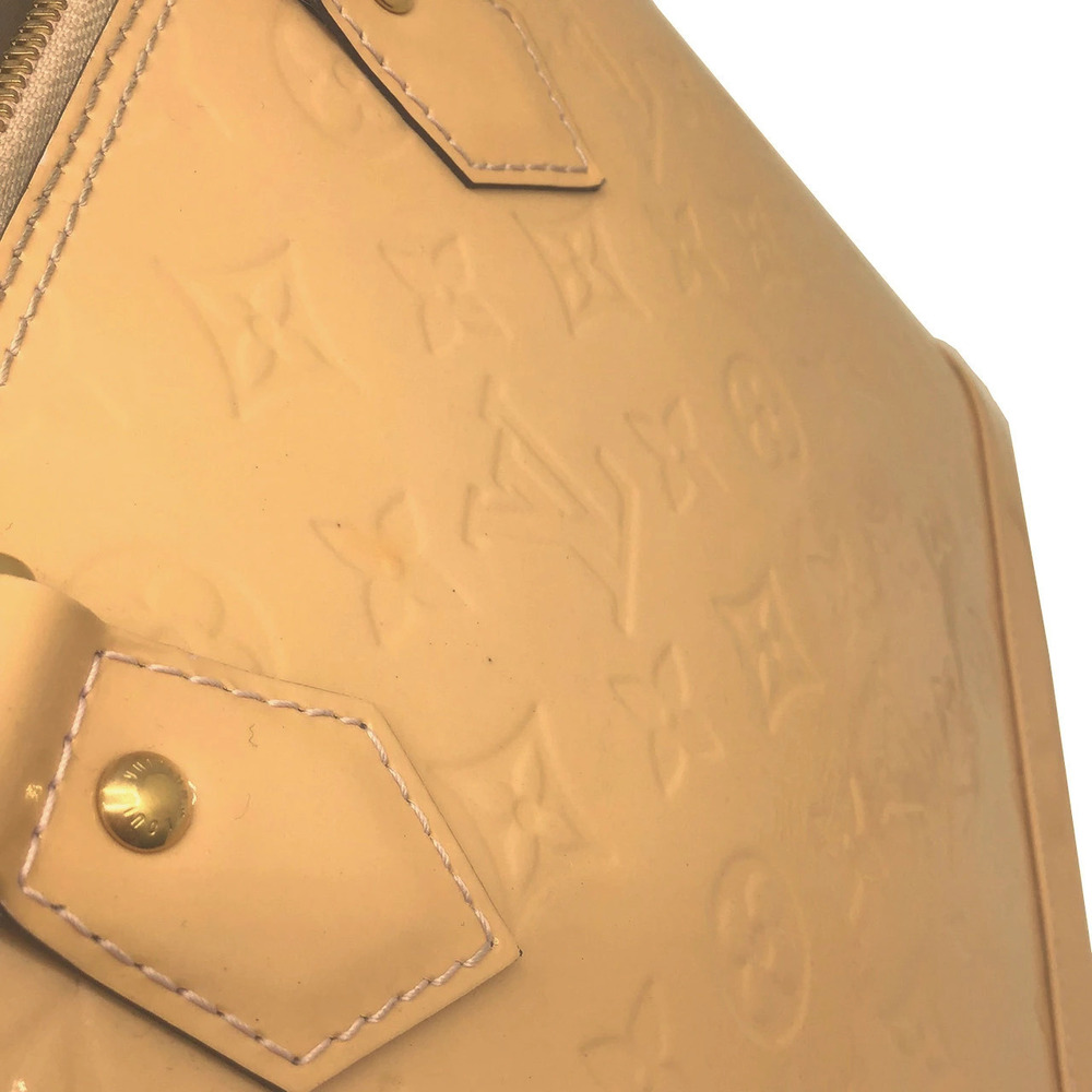 Louis Vuitton Pink Florentine Pink Rose Vernis Alma Handbag Beige